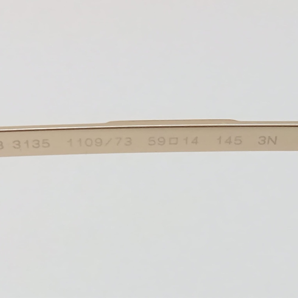 New - Burberry BE3135 110973 Scott Pilot Dark Brown Sunglasses - Picture 14 of 15
